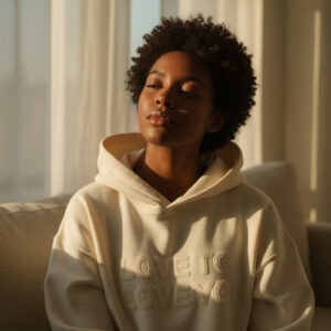 beige hoodie for women